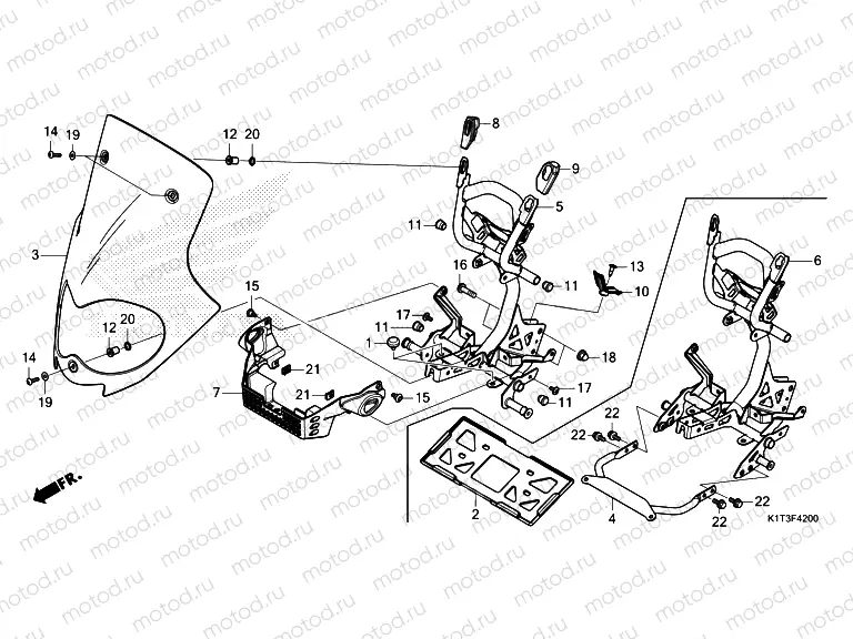 F-42 WINDSCREEN