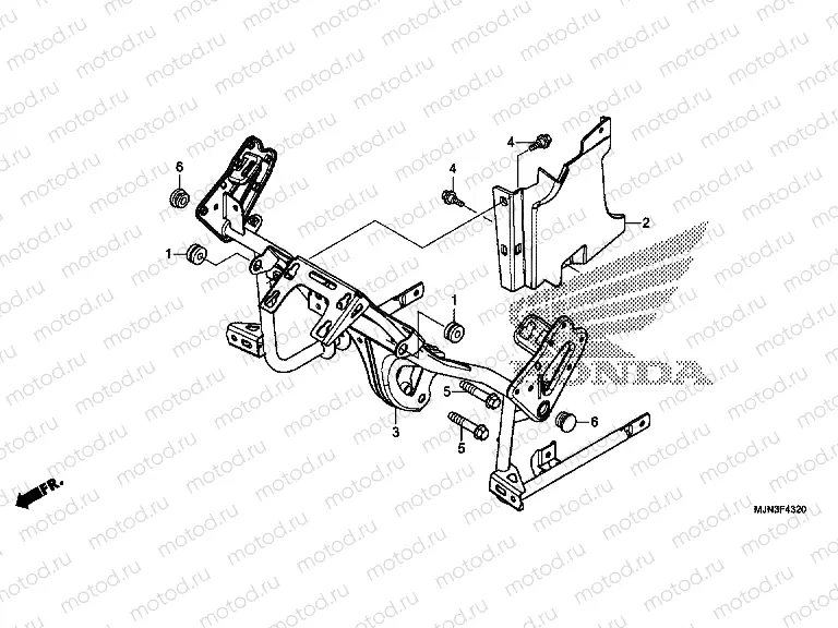 F-43-20 ENGINE HOUSING
