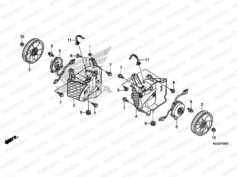 F-43 COOLING FAN