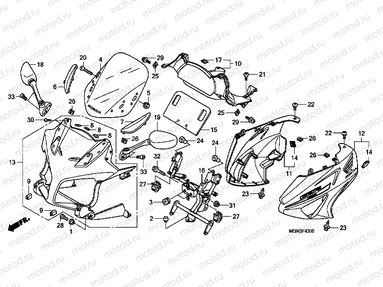 F-43 ENGINE HOUSING