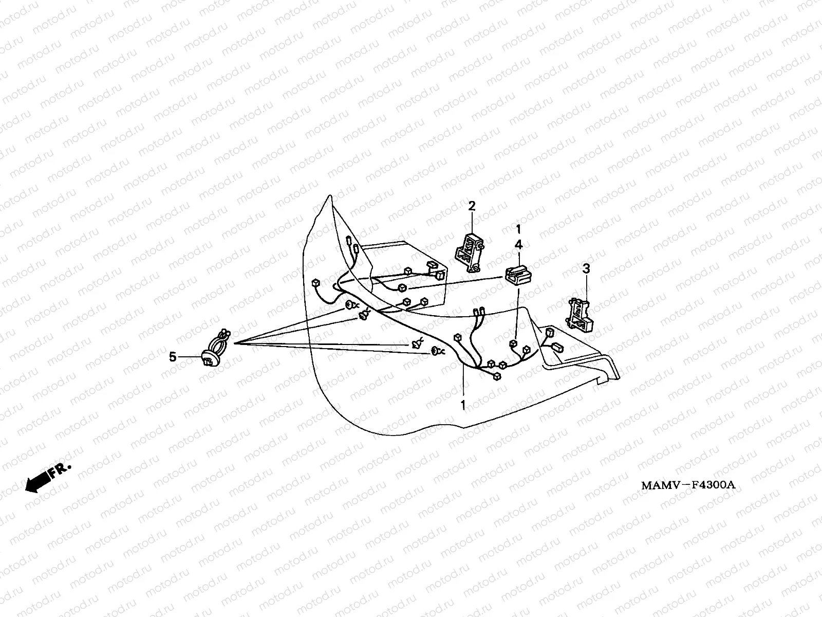 F-43 FAIRING SUB HARNESS