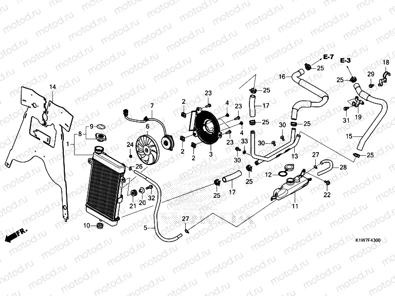 F-43 RADIATOR