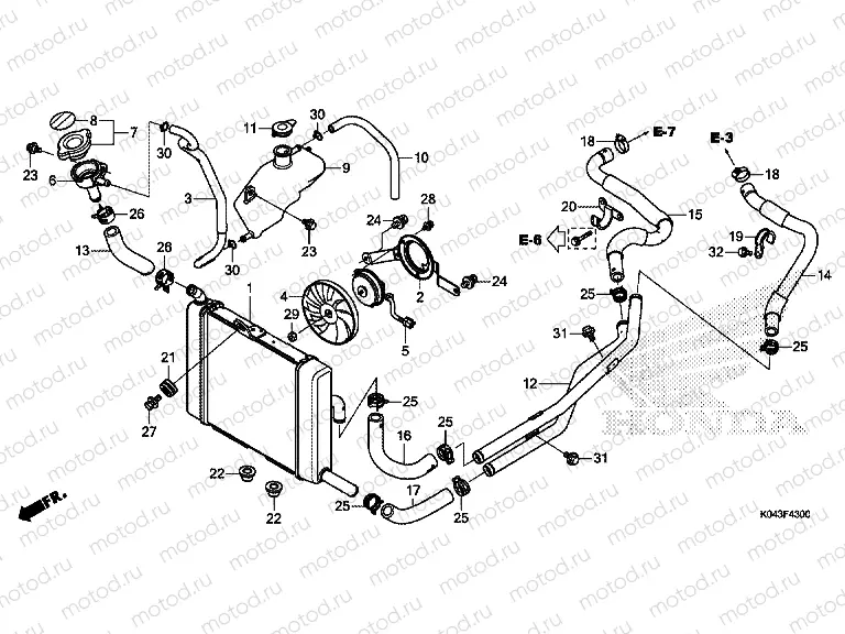 F-43 RADIATOR