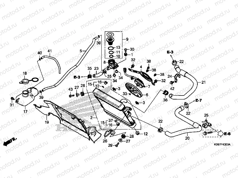 F-43 RADIATOR