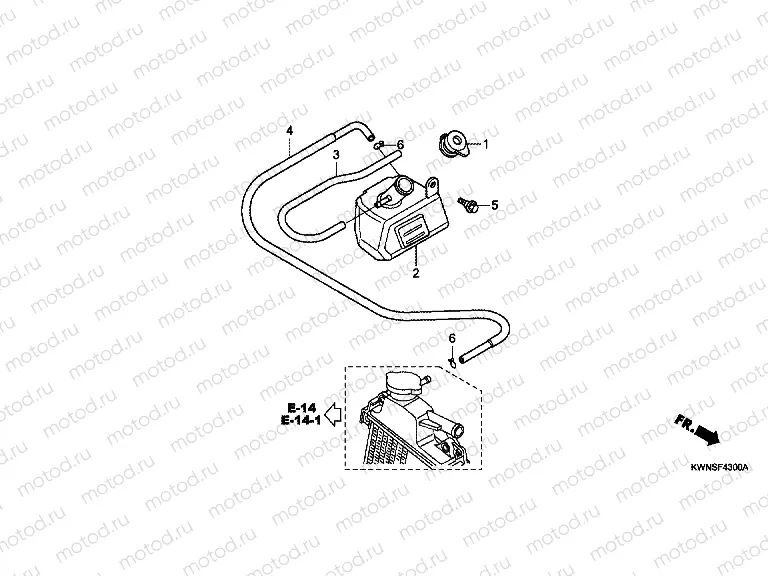F-43 RESERVE FUEL TANK
