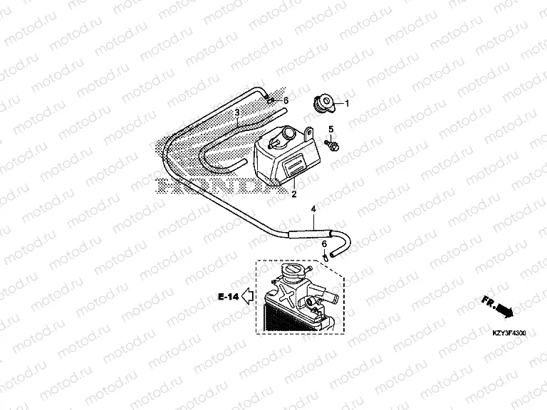 F-43 RESERVE FUEL TANK