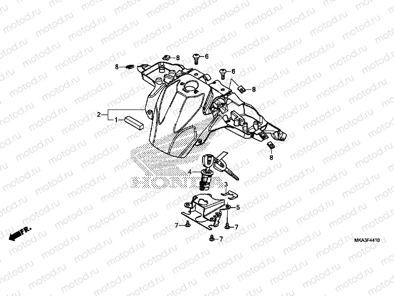 F-44-10 CENTER COVER