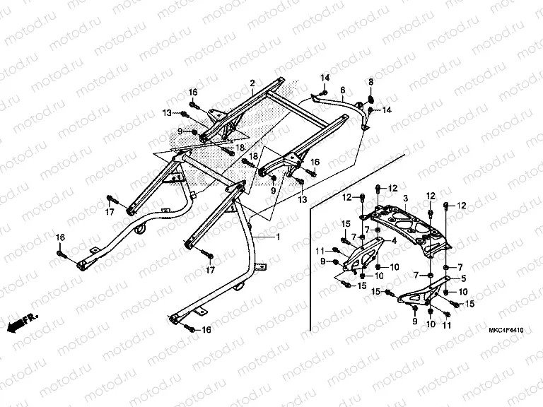 F-44-10 LUGGAGE STAY
