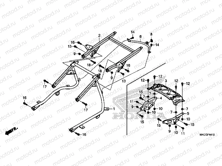 F-44-10 LUGGAGE STAY
