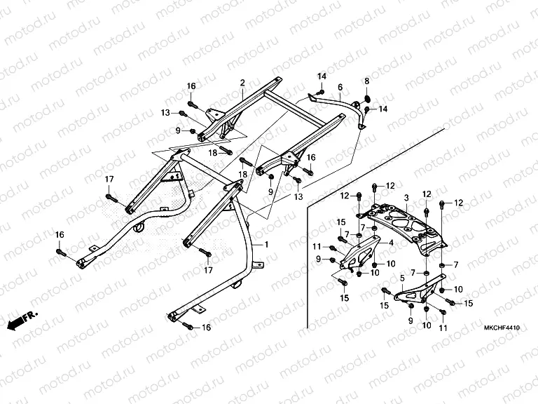 F-44-10 LUGGAGE STAY