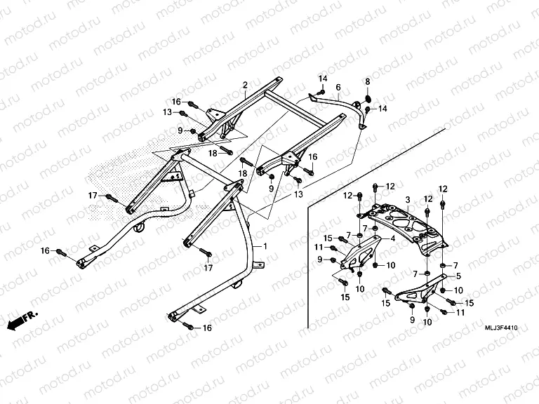 F-44-10 LUGGAGE STAY