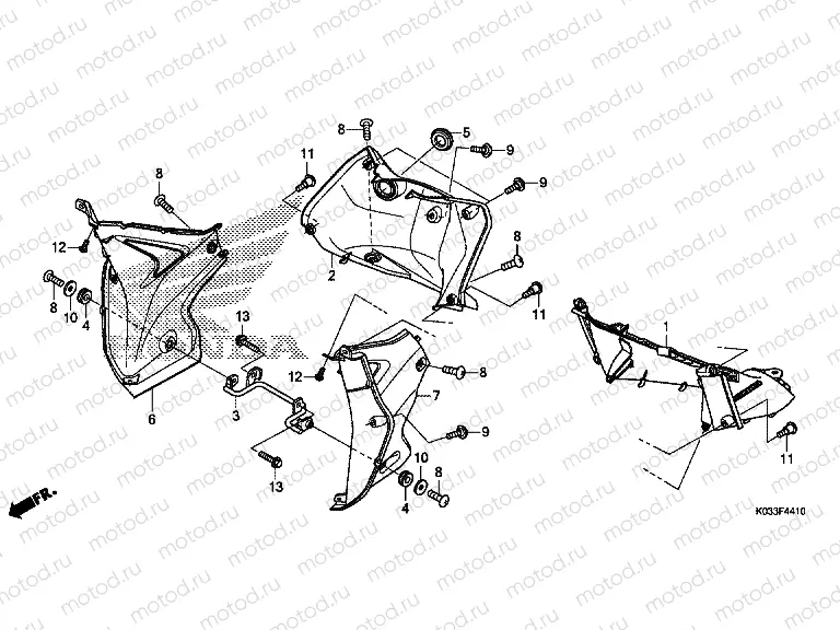 F-44-10 MAIN PIPE COVER