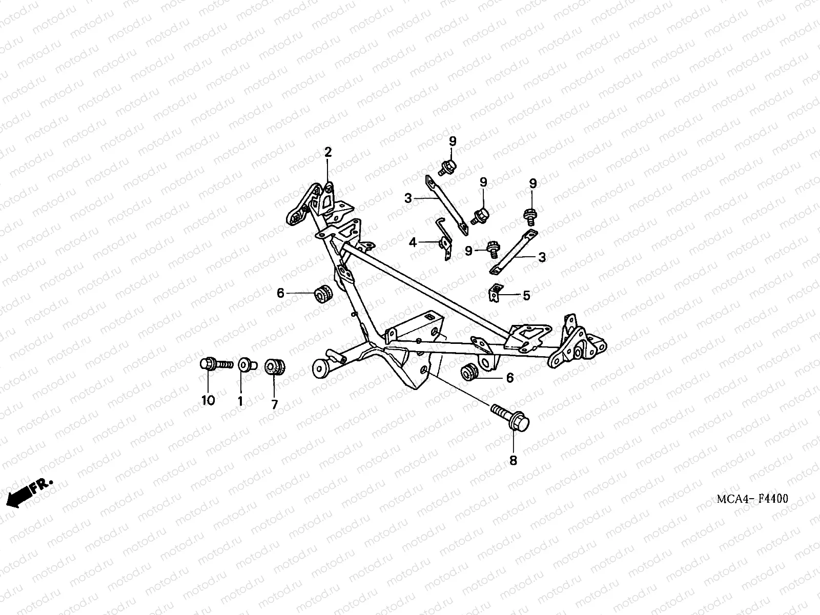 F-44 COWL STAY (GL1800A1/A2/A3 /A4/A5)