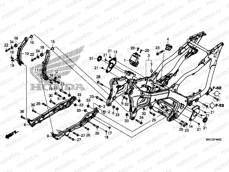 F-44 FRAME BODY