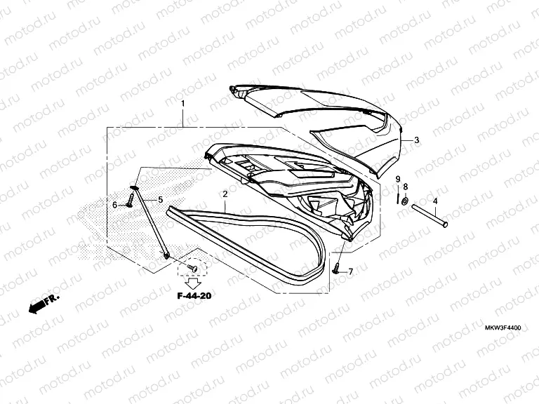 F-44 LUGGAGE LID