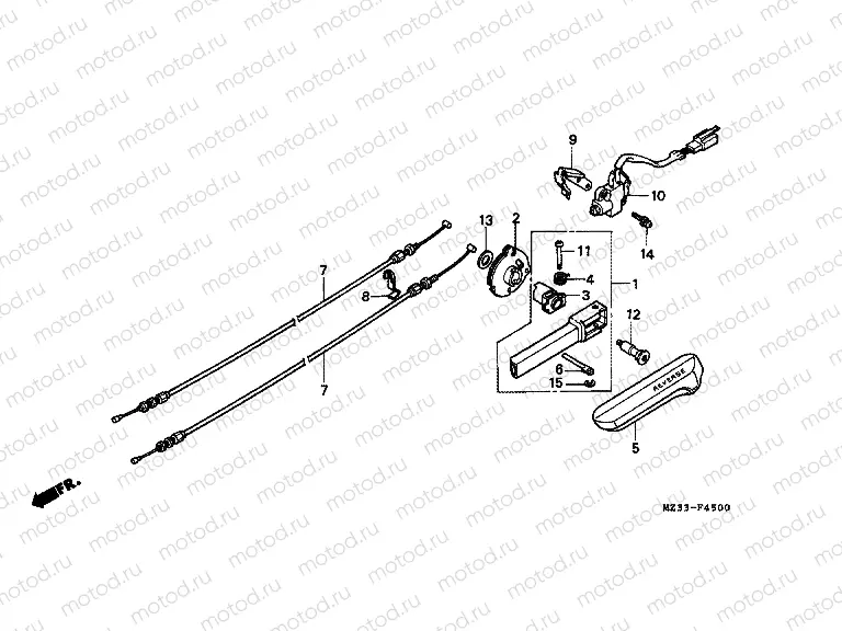 F-45 REVERSE SWITCH BAR
