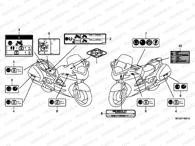 F-46-1 WARNING LABEL (2)