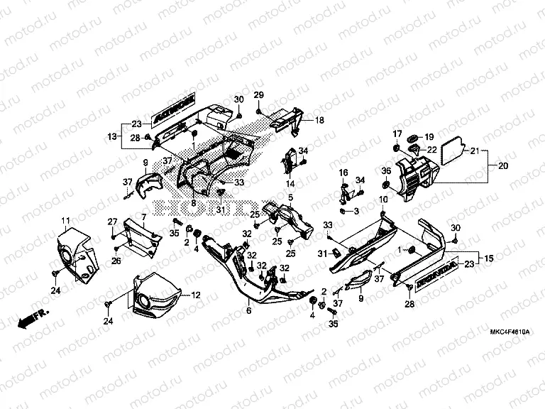 F-46-10 ENGINE COVER