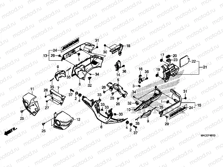 F-46-10 ENGINE COVER