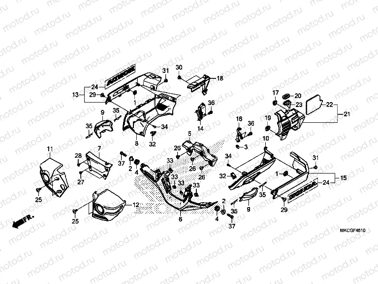 F-46-10 ENGINE COVER