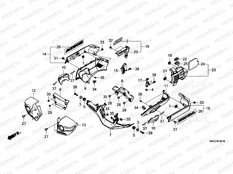 F-46-10 ENGINE COVER