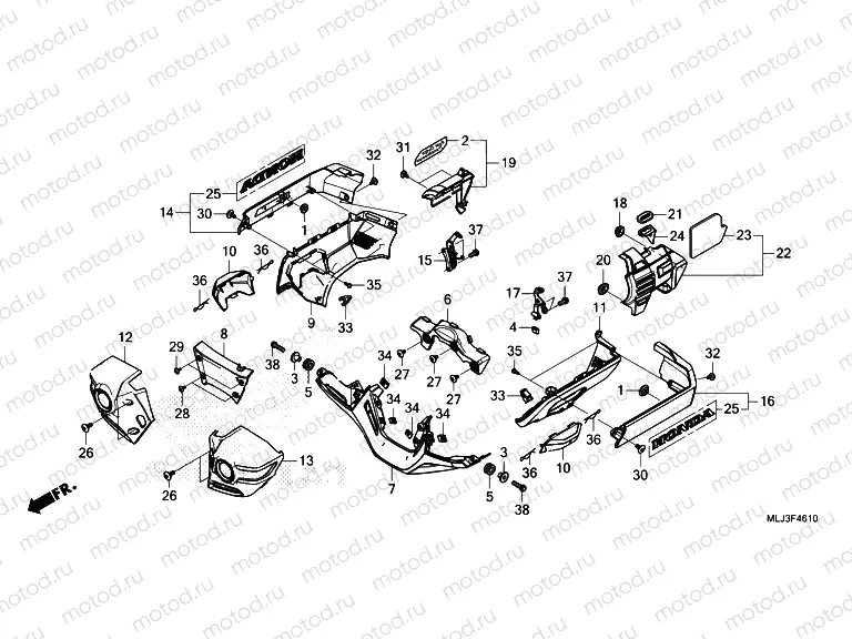 F-46-10 ENGINE COVER
