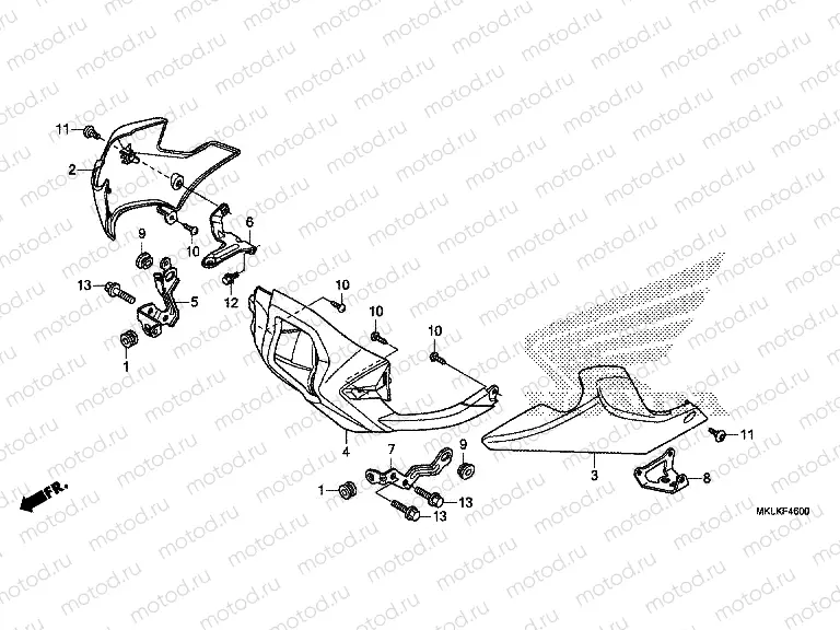 F-46 UNDER COWL (NC750SA)