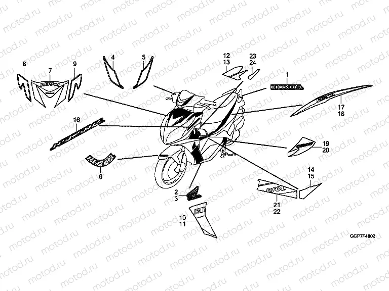 F-48-2 SIGN / STRIP (NSC502WH-2E, 2F, 3ED)