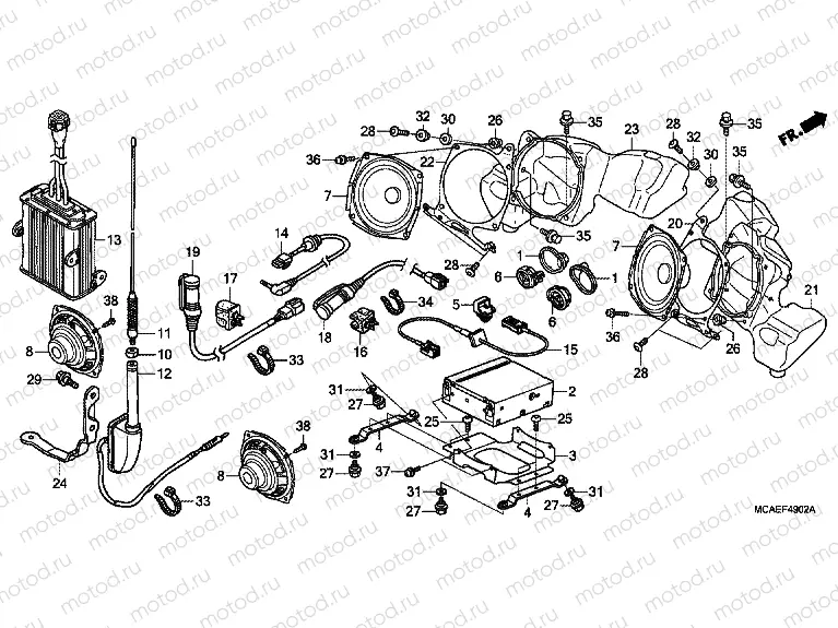 F-49-2 AUDIO UNIT (GL1S00C/D/E)