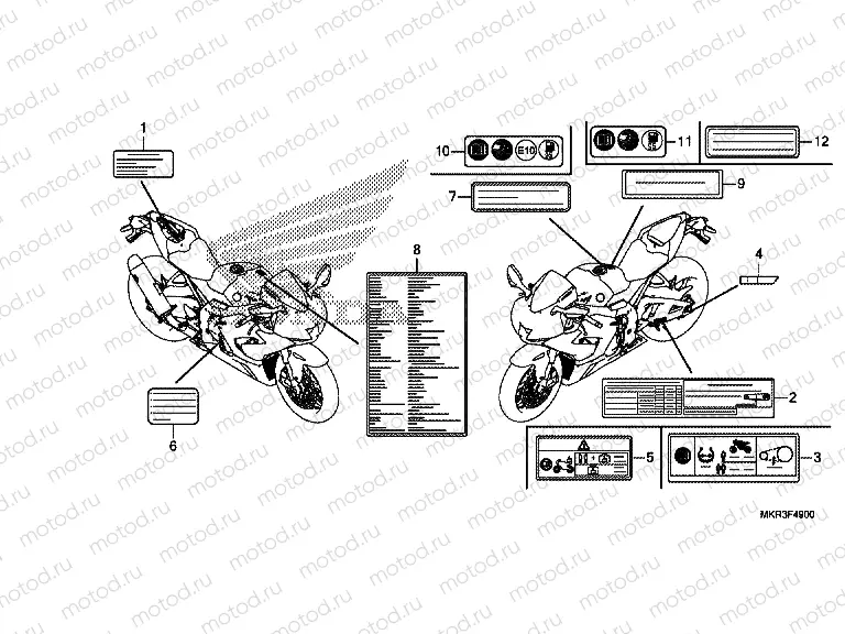 F-49 CAUTION LABELS