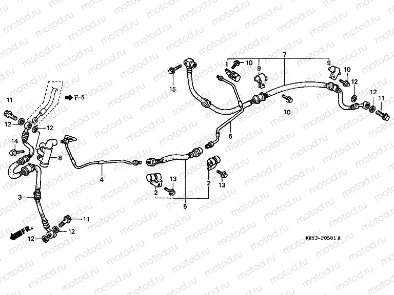 F-5-1 REAR BRAKE HOSE