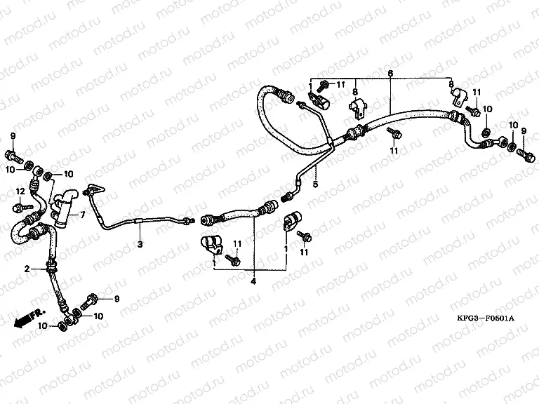F-5-1 REAR BRAKE HOSE