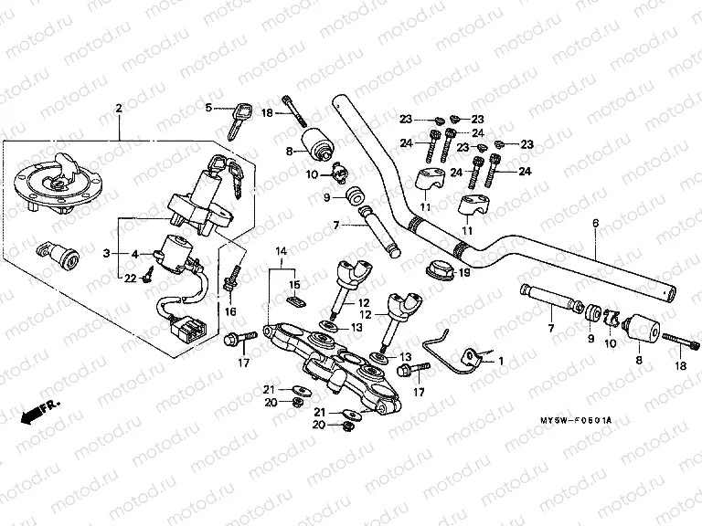 F-5-1 TIE ROD PIPE / UPPER BRIDGE (2)
