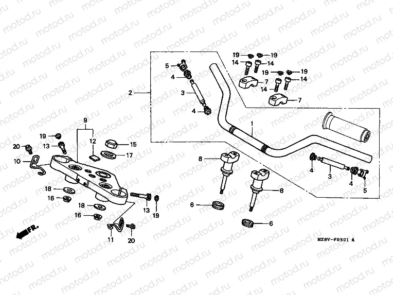 F-5-1 TIE ROD PIPE / UPPER BRIDGE (2)