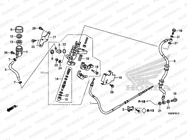 F-5-10 MASTER CYLINDER
