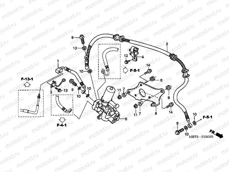 F-5-2 ABS UNIT (FRONT)