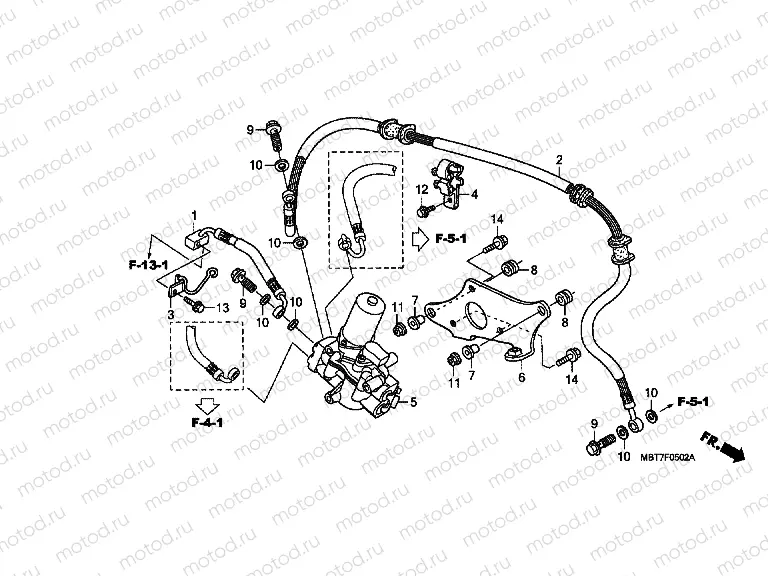 F-5-2 ABS UNIT (FRONT)