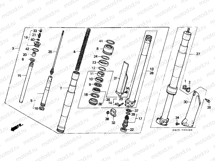 F-5-2 FRONT FORK (3)