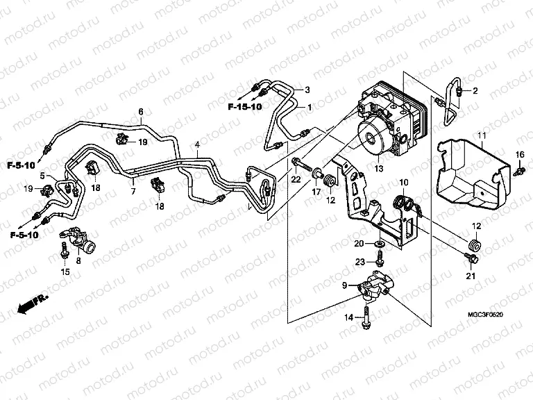 F-5-20 ABS MODULATOR