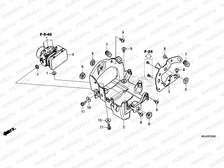 F-5-20 ABS MODULATOR