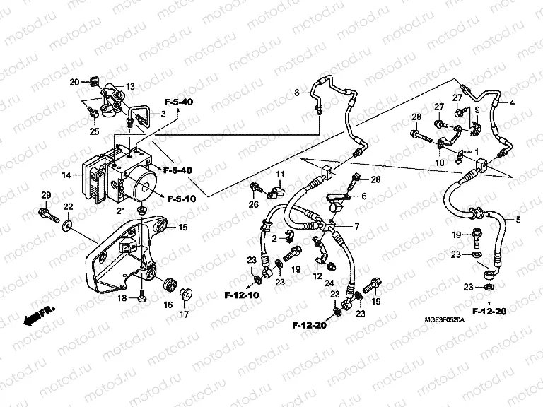 F-5-20 ABS MODULATOR
