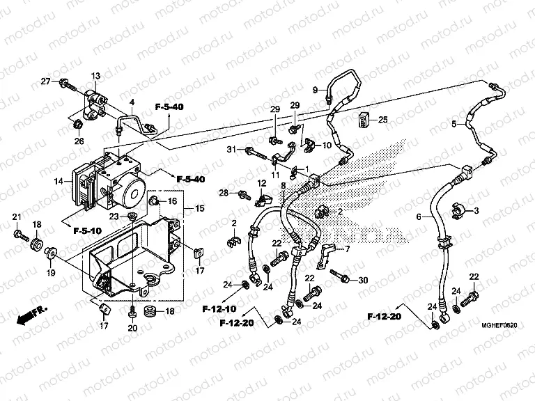 F-5-20 ABS MODULATOR