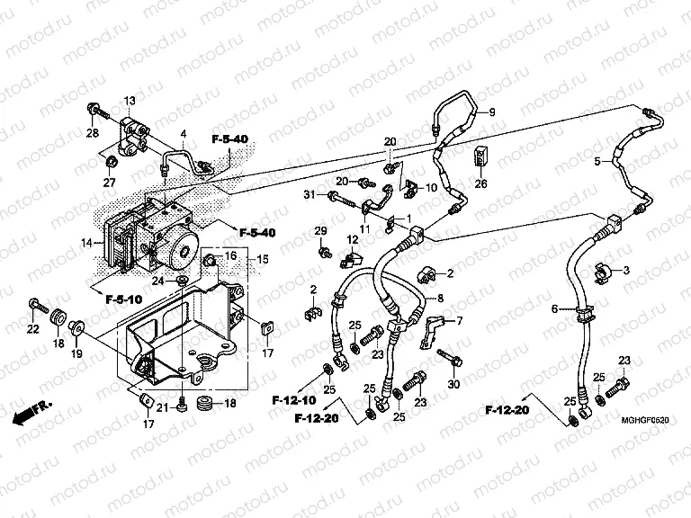 F-5-20 ABS MODULATOR