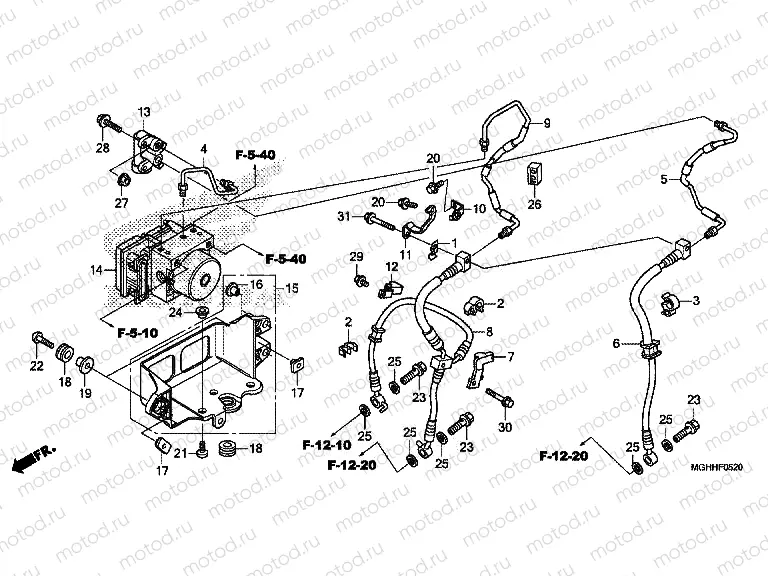 F-5-20 ABS MODULATOR