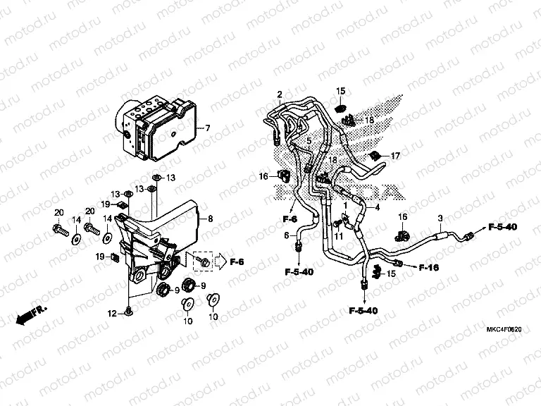 F-5-20 ABS MODULATOR