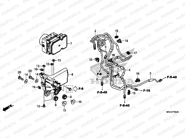 F-5-20 ABS MODULATOR