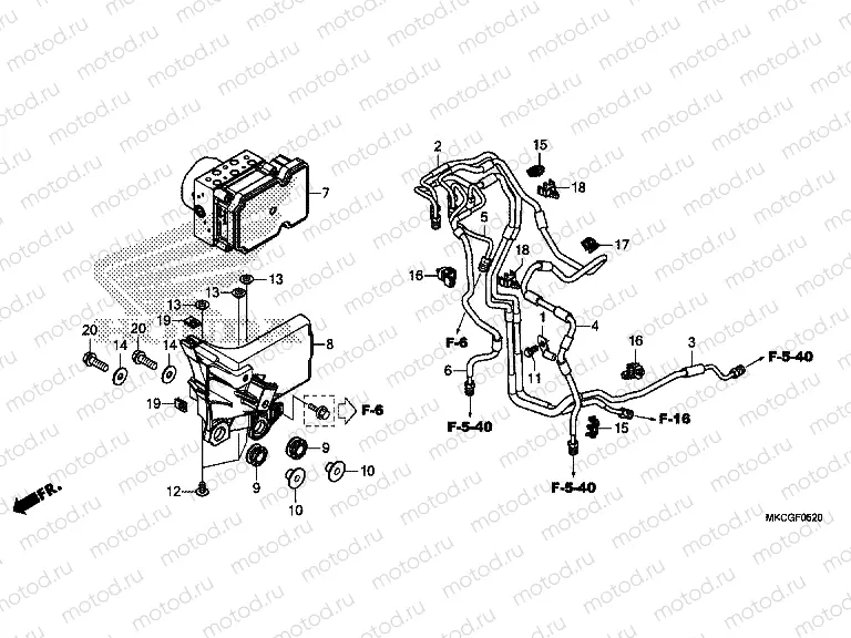 F-5-20 ABS MODULATOR