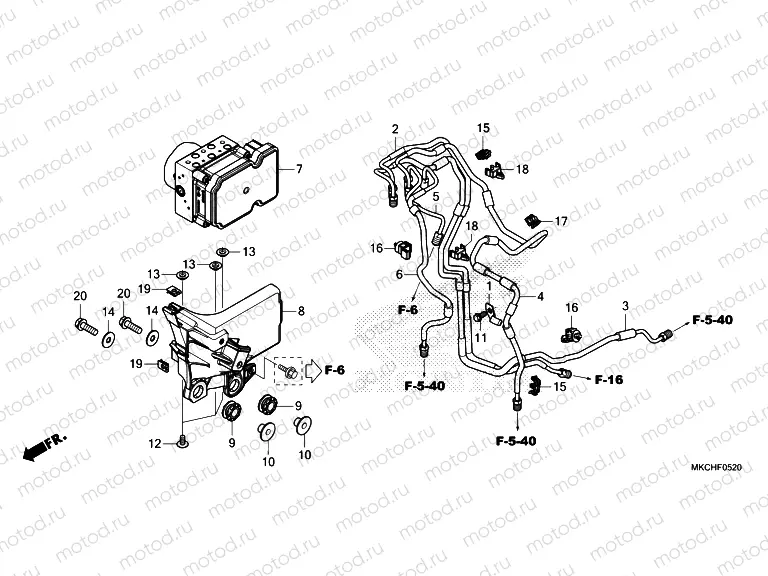 F-5-20 ABS MODULATOR