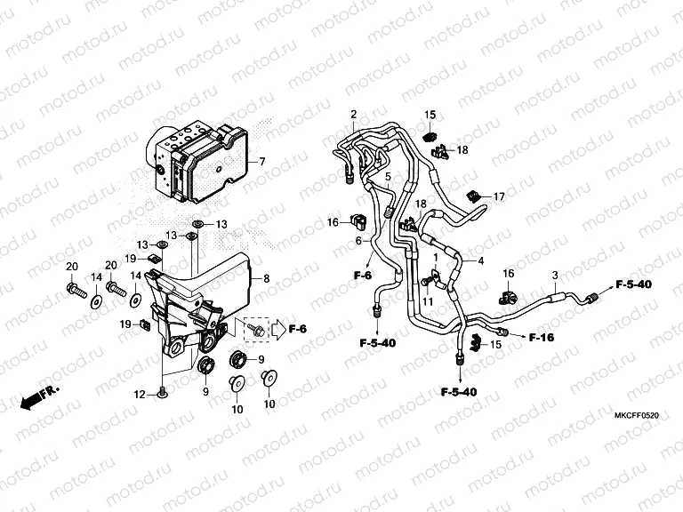 F-5-20 ABS MODULATOR