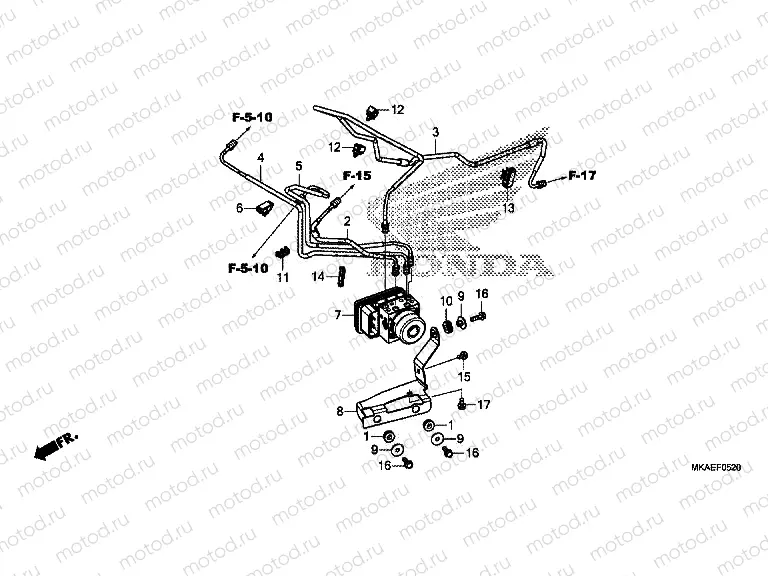 F-5-20 ABS MODULATOR